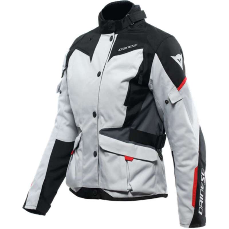 Damen Jacke D-DRY Tempest 3 grau-schwarz-rot