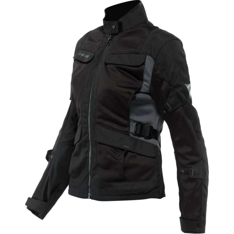 Damen Jacke Desert Tex schwarz-grau