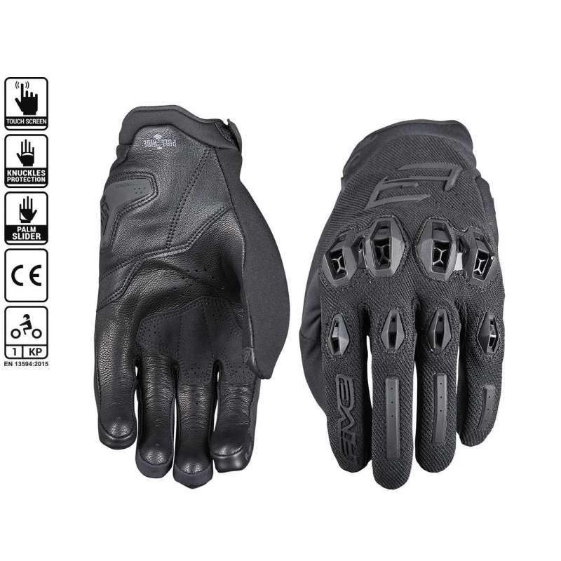 Gants Five Stunt Evo 2 Black Gants Five Stunt Evo 2 Black