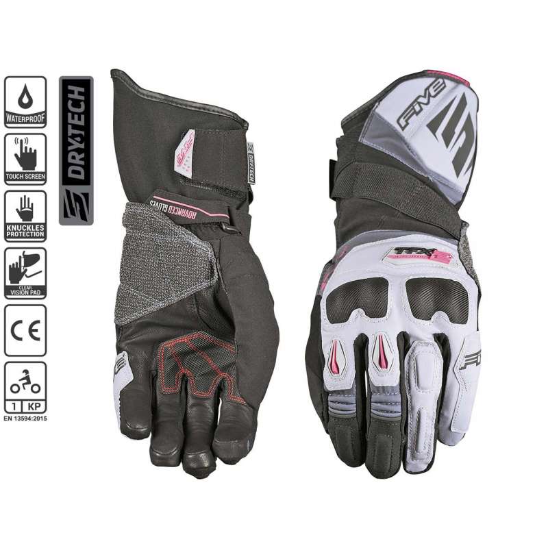 Five-Handschuhe TFX2 WP Frau Grau / Rosa