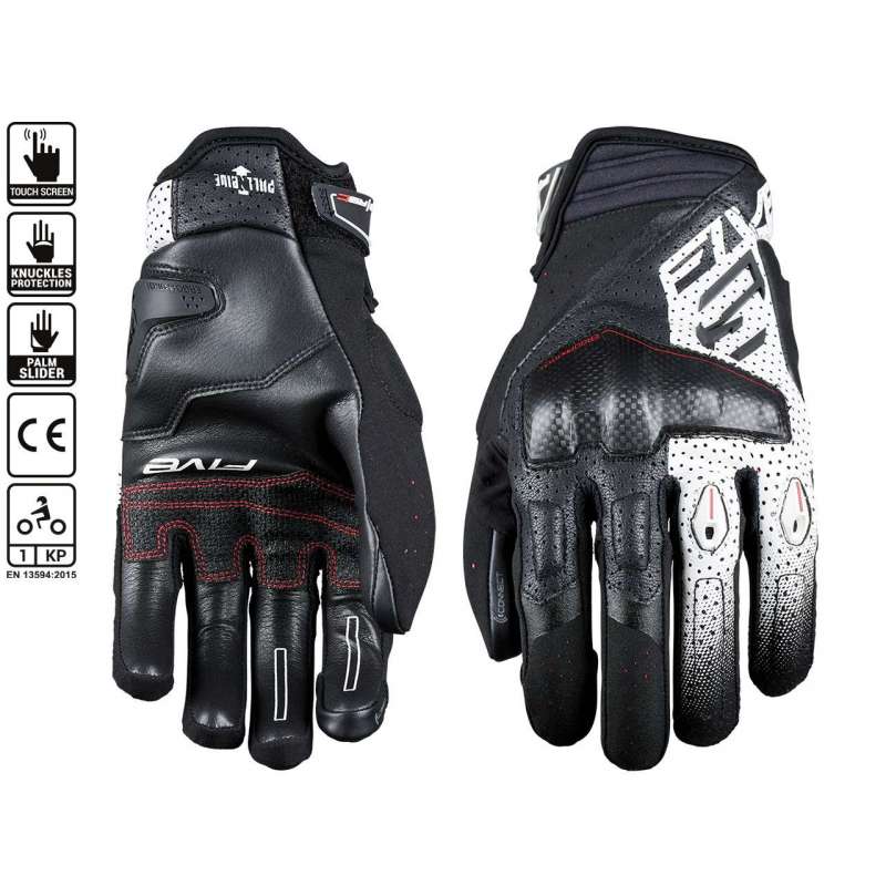 Gants Five RS-C Evo Black / White