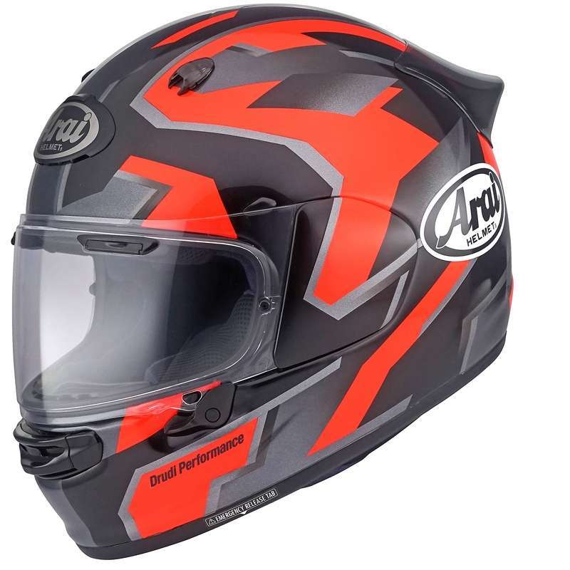 Casque ARAI QUANTIC ROBOTIC - Rouge Casque ARAI QUANTIC ROBOTIC - Rouge