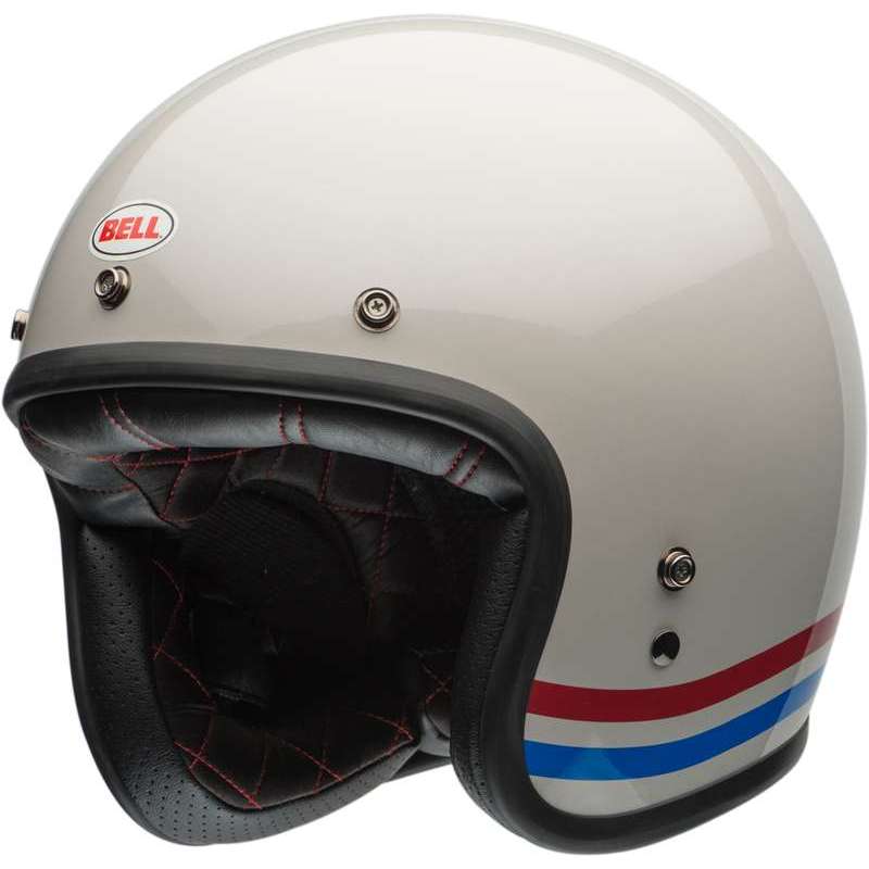 Casque BELL Custom 500 - Stripes Pearl Casque BELL Custom 500 - Stripes Pearl