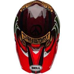Casque BELL Moto-10 Spherical - Fasthouse DITD 24 Gloss Red/Gold