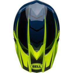 Casque BELL Moto-10 Spherical - Sliced Matte/Gloss Retina/Blue