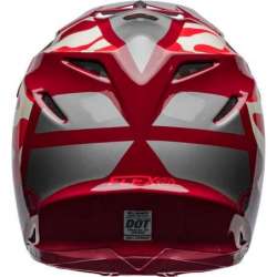 Casque BELL Moto-9S Flex - Ferrandis Méchant Gloss Red/Silver