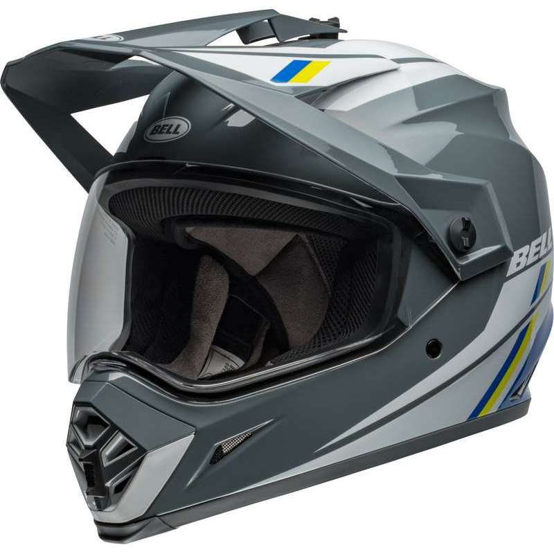 Casque BELL MX-9 Adventure MIPS - Alpine Gloss Gray/Blue Casque BELL MX-9 Adventure MIPS - Alpine Gloss Gray/Blue