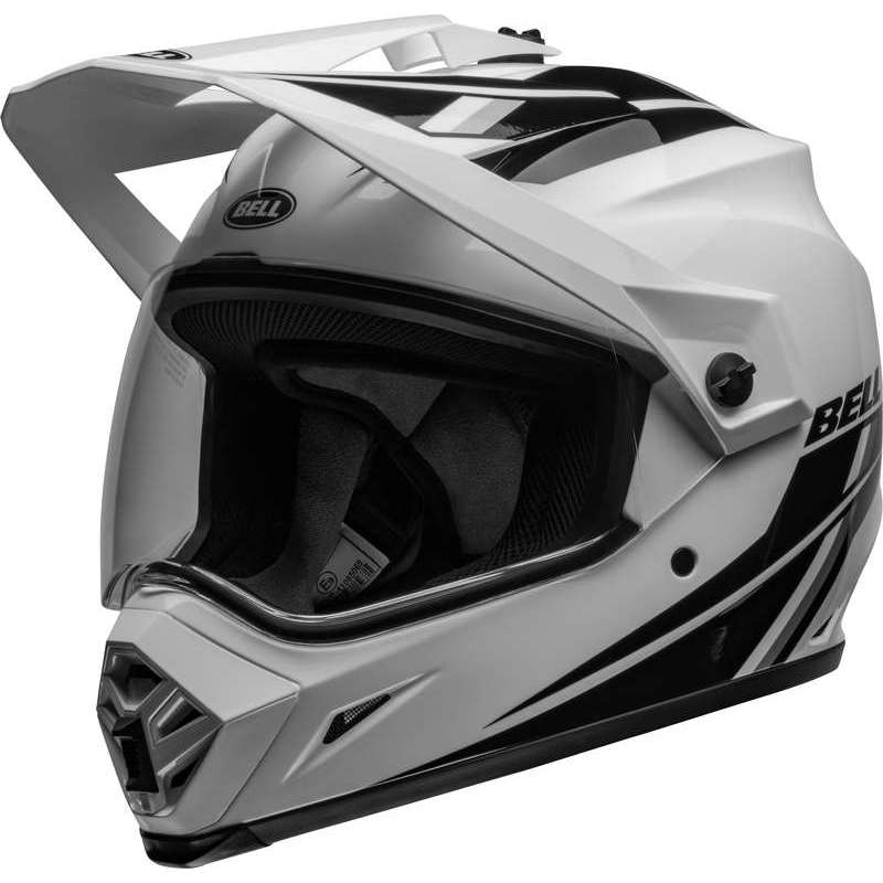 Casque BELL MX-9 Adventure MIPS - Alpine Gloss White/Black Casque BELL MX-9 Adventure MIPS - Alpine Gloss White/Black
