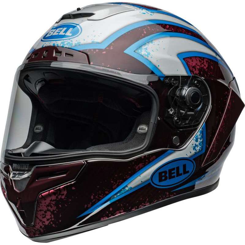 Casque BELL Race Star DLX Flex - Xenon Gloss Blue/Retina Casque BELL Race Star DLX Flex - Xenon Gloss Blue/Retina