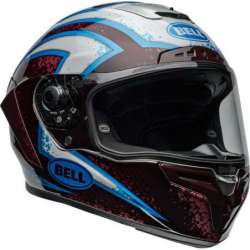 Casque BELL Race Star DLX Flex - Xenon Gloss Blue/Retina