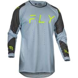 FLY RACING Evolution DST Trikot - Ice Grey/anthrazit/fluo grün