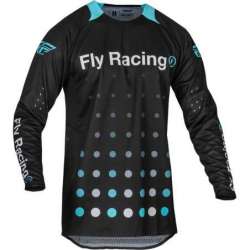 FLY RACING Evolution DST Strobe Trikot - Schwarz/Electric Blue