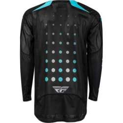FLY RACING Evolution DST Strobe Trikot - Schwarz/Electric Blue