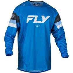 Maillot FLY RACING Kinetic Prix - Bright Blue/anthracite/blanc
