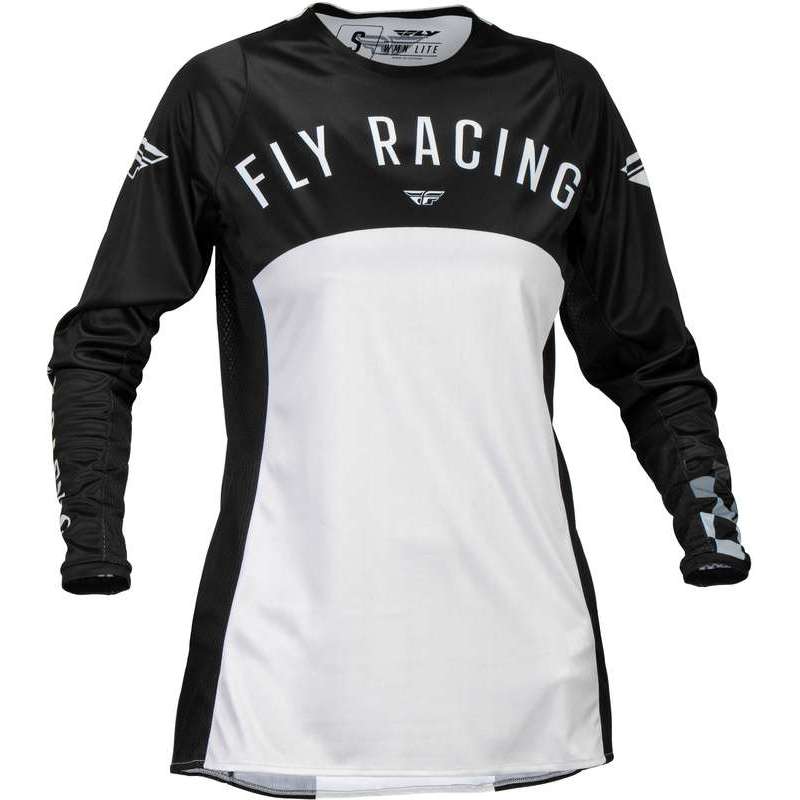 FLY RACING Lite Damen Trikot - Schwarz/Hellgrau