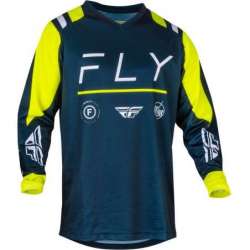 FLY RACING F-16 Trikot - Navy/Hi-Vis/Weiß