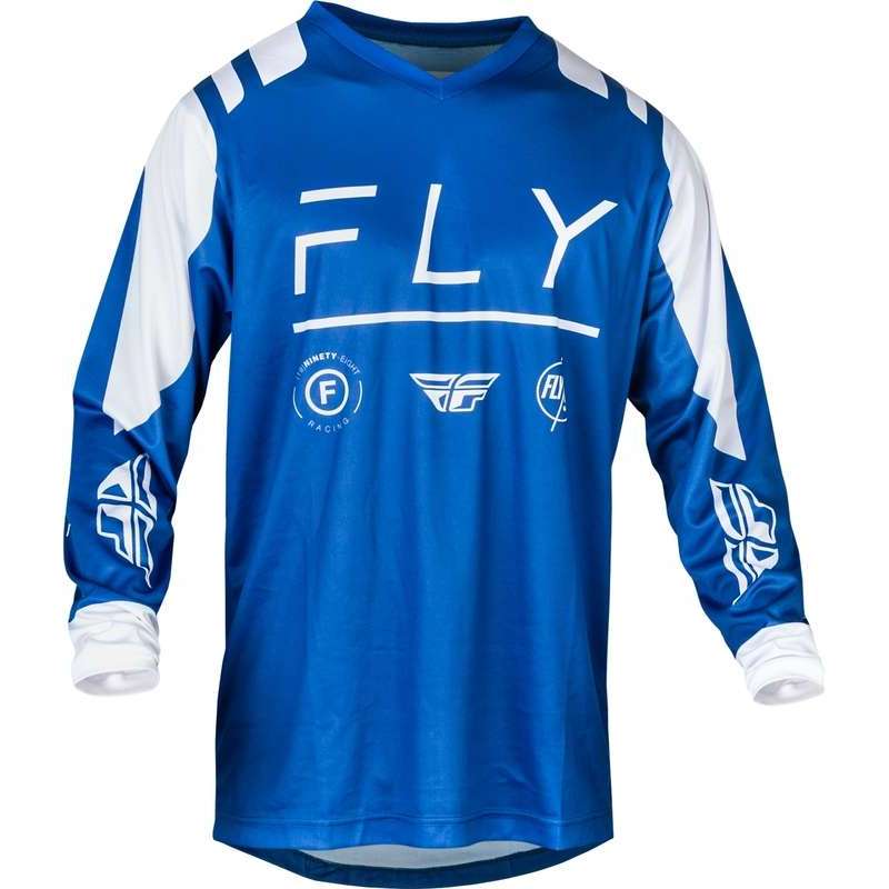 FLY RACING F-16 Trikot - True Blue/weiß
