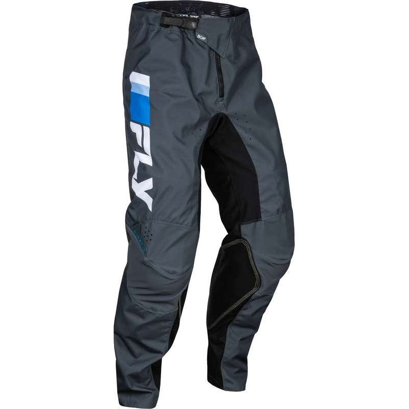 Kinderhose FLY RACING Kinetic Prix - Grau/Charcoal/Weiß