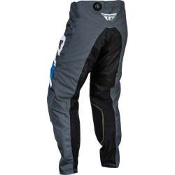 Kinderhose FLY RACING Kinetic Prix - Grau/Charcoal/Weiß