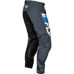 Kinderhose FLY RACING Kinetic Prix - Grau/Charcoal/Weiß