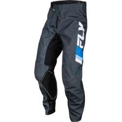 Kinderhose FLY RACING Kinetic Prix - Grau/Charcoal/Weiß