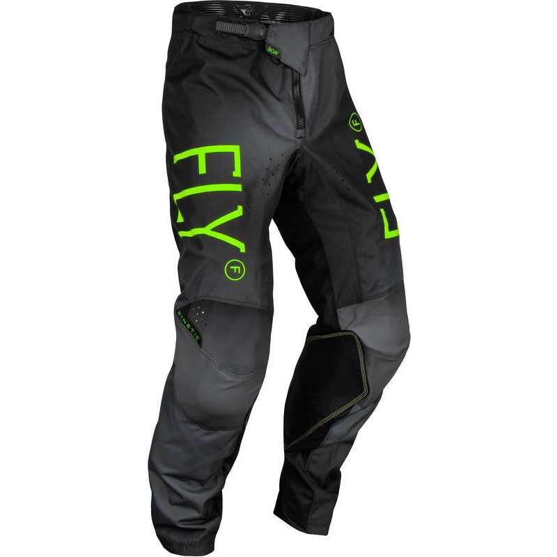 FLY RACING Kinderhose Kinetic Prodigy - Anthrazit/ Fluo Green/True Blue