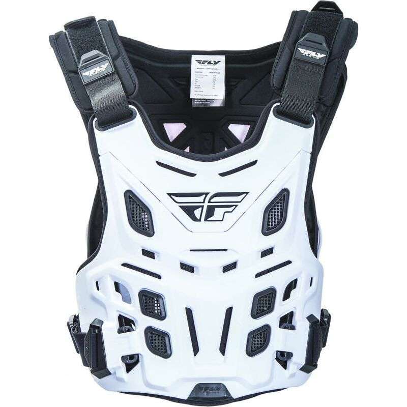 Plastron FLY RACING Revel Roost Race CE blanc Plastron FLY RACING Revel Roost Race CE blanc