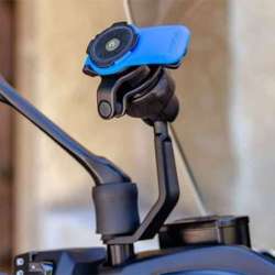 QUAD LOCK MIRROR STEM MOUNT NOIR / BLEU