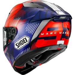 Integralhelm Shoei X-Spirit Pro Marquez 8 TC-1, rot-blau-weiss