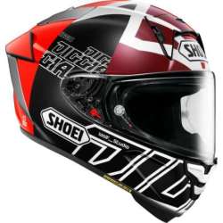Integralhelm Shoei X-Spirit Pro Diggia 2 TC-1, rot-blau-weiss