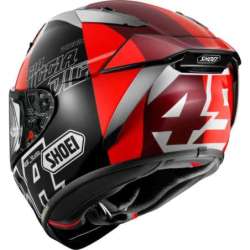 Integralhelm Shoei X-Spirit Pro Diggia 2 TC-1, rot-blau-weiss