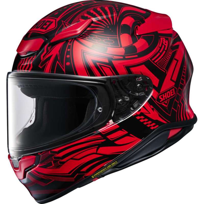 Integralhelm Shoei NXR2 Beaut TC-1, weiß-schwarz-rot Integralhelm Shoei NXR2 Beaut TC-1, weiß-schwarz-rot