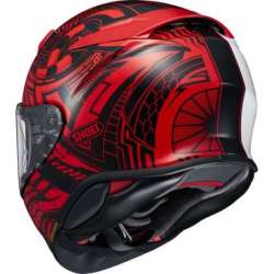 Casque intégral Shoei NXR2 Beaut TC-1, blanc-noir-rouge