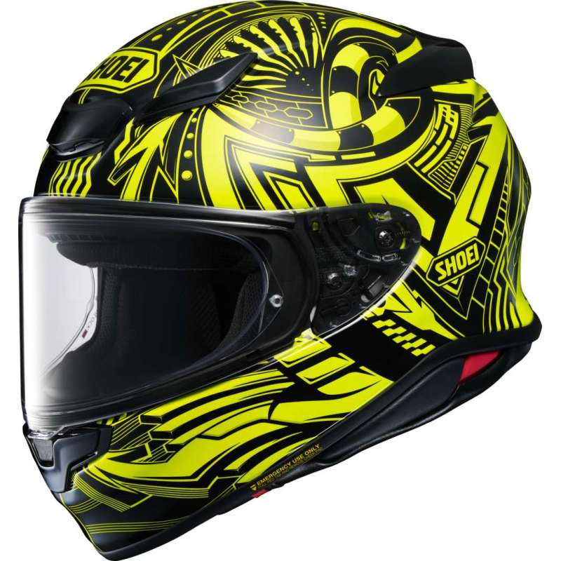 Integralhelm Shoei NXR2 Beaut TC-3, weiß-schwarz-gelb
