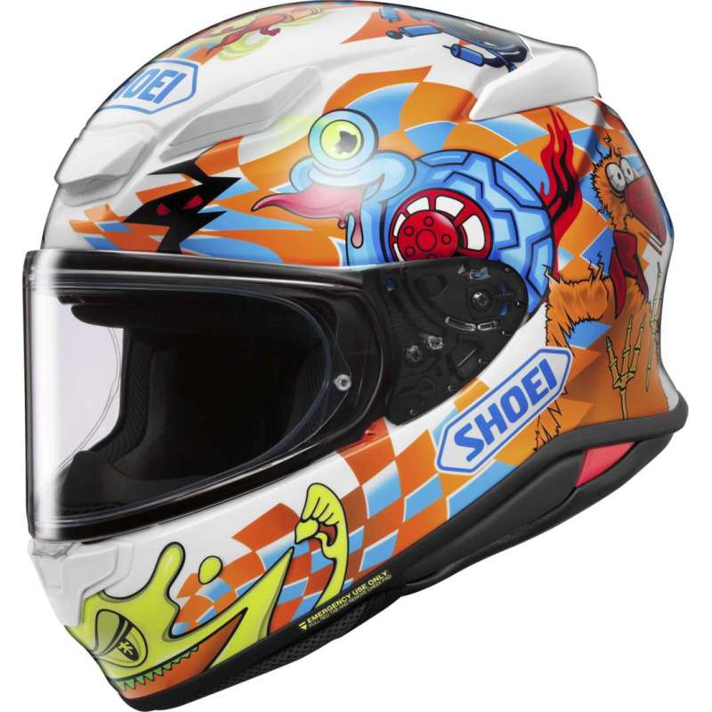 Integralhelm Shoei NXR2 Yago TC-2, weiß-orange blau Integralhelm Shoei NXR2 Yago TC-2, weiß-orange blau