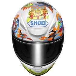 Integralhelm Shoei NXR2 Yago TC-2, weiß-orange blau