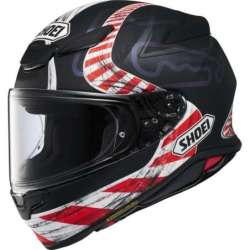 Casque intégral Shoei NXR2 Knee Down TC-5,  noir mat-rouge-blanc