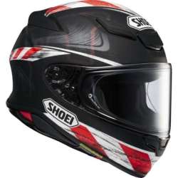 Integralhelm Shoei NXR2 Knee Down TC-5, matt-schwarz-rot-weiss