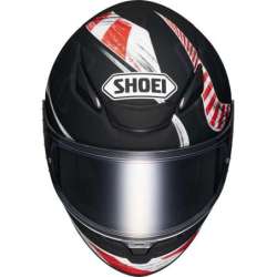 Integralhelm Shoei NXR2 Knee Down TC-5, matt-schwarz-rot-weiss