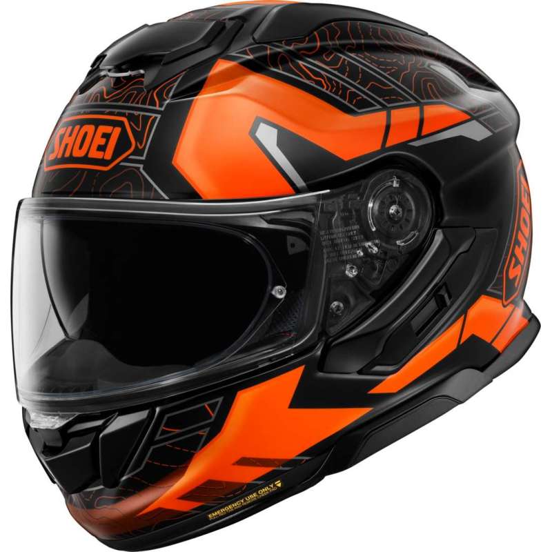 Integralhelm Shoei GT-Air 3 Hike TC-8, schwarz-orange-weiss