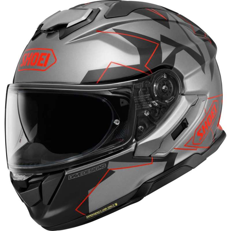 Casque intégral Shoei GT-Air 3 MM93 Grip TC-1, argent-rouge-blanc