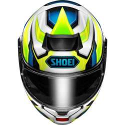 Modularer Helm Shoei Neotec 3 Anthem TC-3, weiß- blau- gelb