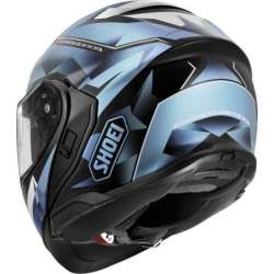 Casque modulable Shoei Neotec 3 Fragments TC-2, noir-bleu-blanc