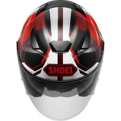 Jethelm Shoei J-Cruise 3 Whizzy TC-1 schwarz-rot-weiss