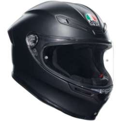 Casque intégral AGV K6 S Mono Uni noir mat