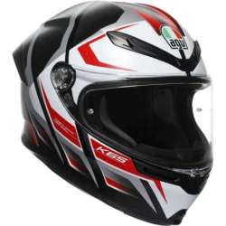 Casque intégral AGV K6 S Karve mat noir blanc rouge