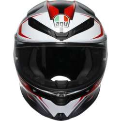 Casque intégral AGV K6 S Karve mat noir blanc rouge