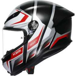 Casque intégral AGV K6 S Karve mat noir blanc rouge