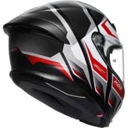 Casque intégral AGV K6 S Karve mat noir blanc rouge
