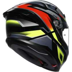 Casque intégral AGV K6 S Erazer noir rouge jaune